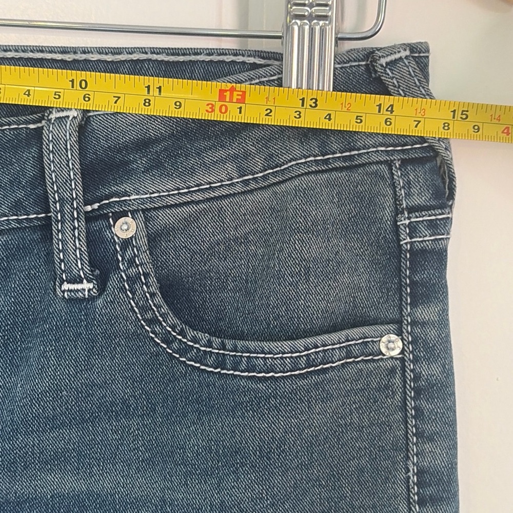 True Religion Becca Bootcut Jeans Womens 28 Medium Wash Mid Rise Y2K Flare Denim - Picture 7 of 16